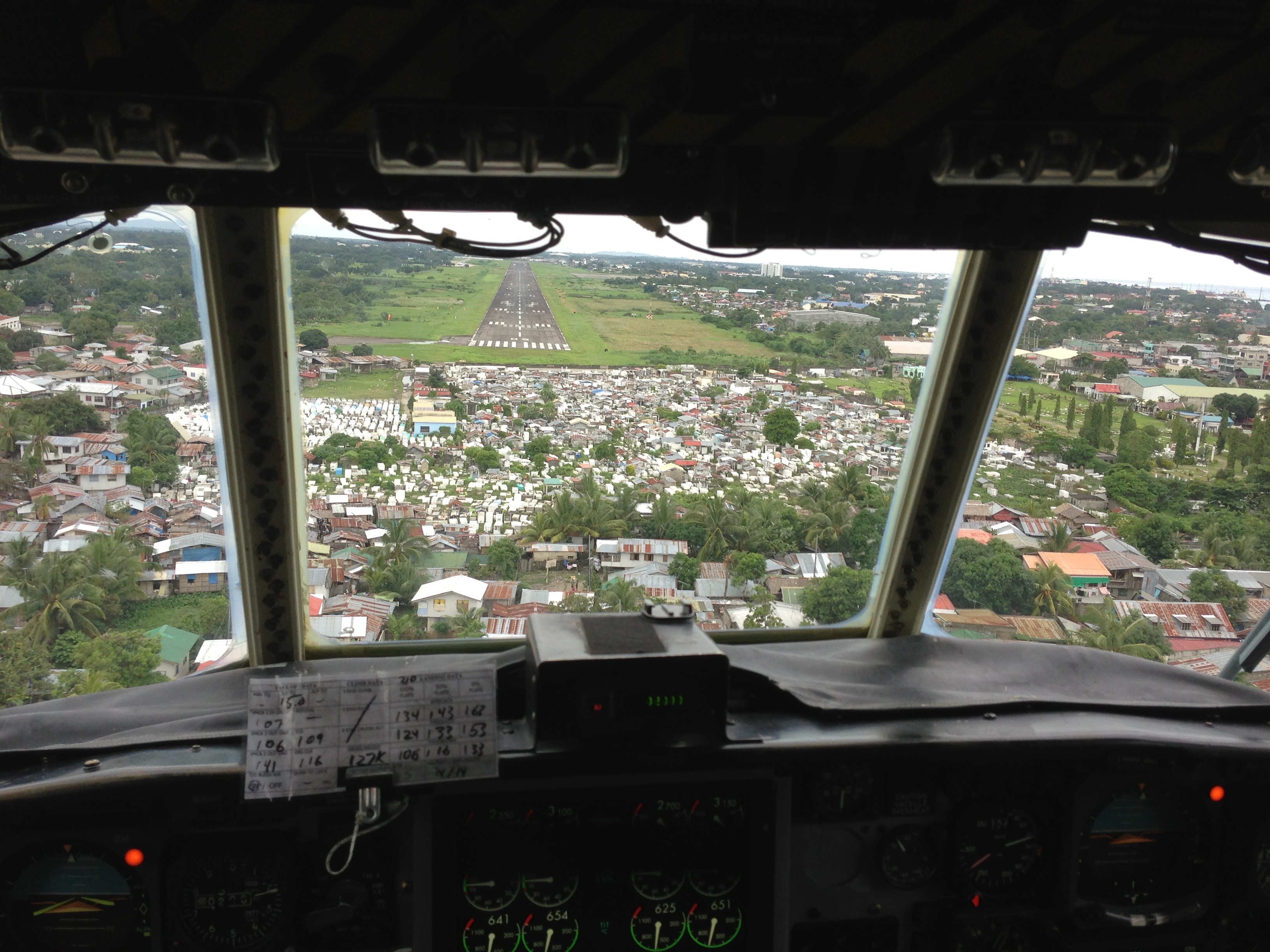 Aircraft landing in Niger, Africa
